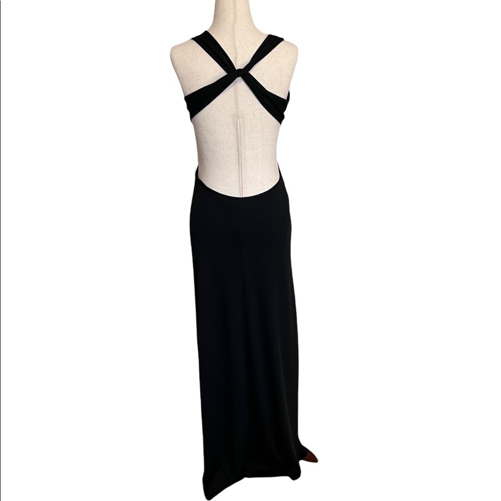 BCBGMAXAZRIA Black Jovarra Cut-out Gown - Picture 5 of 8